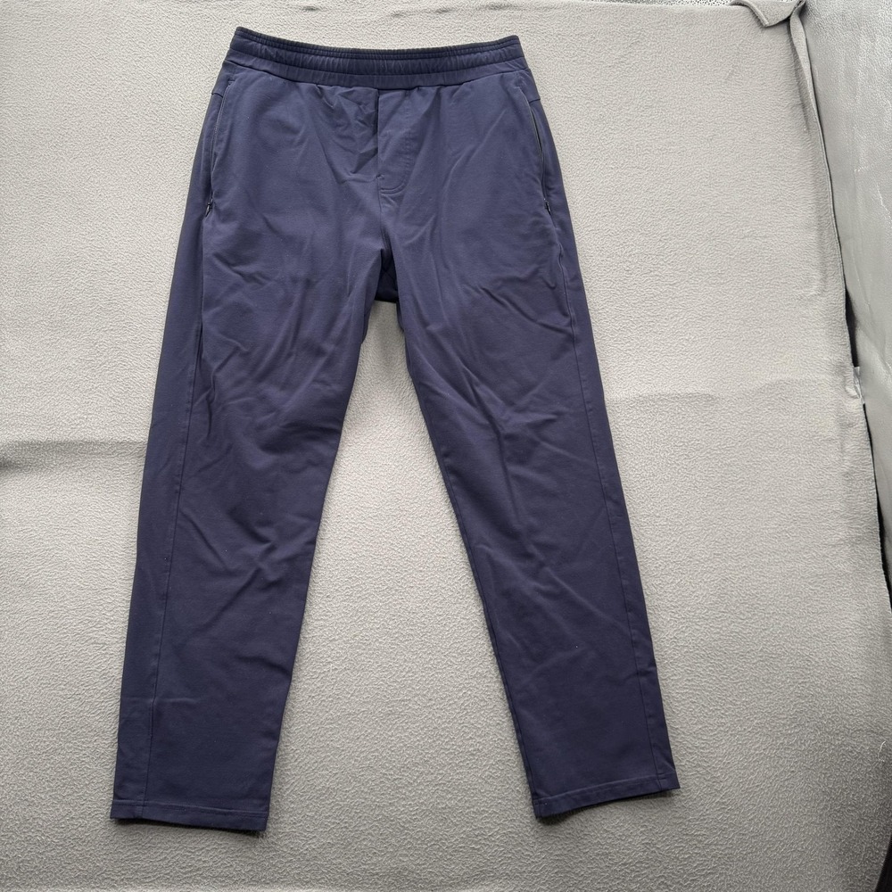 Public Rec Pants Mens 34x29 (Fits 32/28) Purple Track Pant Stretch Elastic Waist